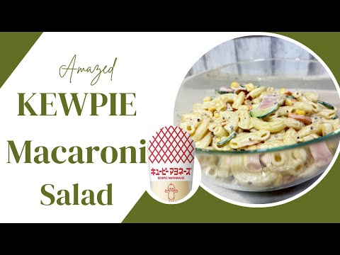 “Japanese Kewpie Mayo Changes Everything! Macaroni Salad Recipe”
