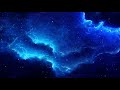 Blue galaxy animated background