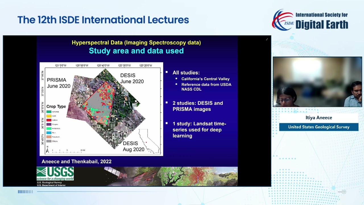 Crop Type Mapping Using Hyperspectral Data