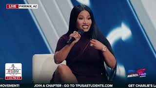 Download lagu WATCH: Erika Kirk Brings out Special Guest Nicki Minaj at TPUSA's AmFest - 12/21/25 mp3