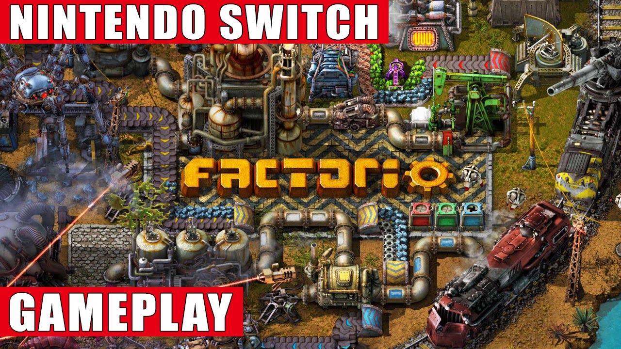 Factorio Nintendo Switch Gameplay