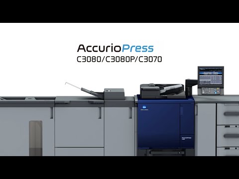 Konica Minolta AccurioPress C3080 Color Production Printer