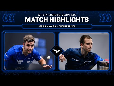 Darko Jorgic vs Vladimir Sidorenko | MS QF | #WTTMuscat 2025