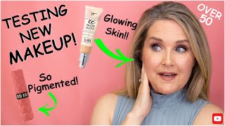 Testing New Makeup On MATURE Skin | These are SO GOOD!! Over 50