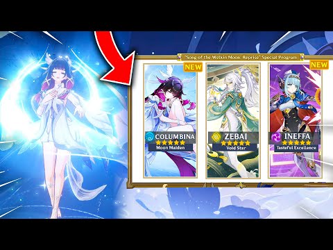 Только что! Геймплей Columbina! + Подтверждённый состав баннеров 6.3! - Genshin Impact