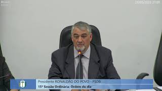 Sessão ordinária da Câmara de Vereadores Irati 23/05/2023
