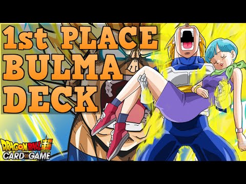 MY 1ST PLACE WINNING BULMA DECK PROFILE! (DRAGON BALL SUPER CARD GAME)