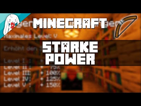 STÄRKE / POWER - Verzauberung erklärt - Bogenverzauberung - Minecraft Tutorial German / Deutsch [CC]