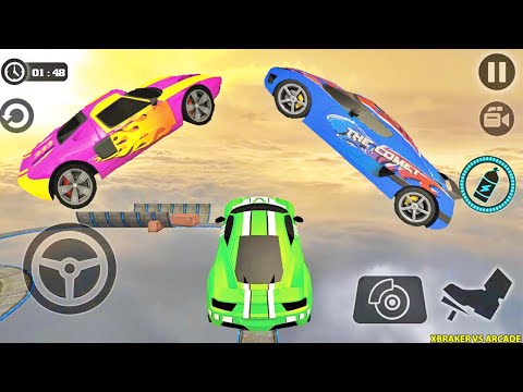 Impossible Car Tracks 3D: Pink, Green and Blue Cars Driving Stunts Best Ramp Game - (Android, Ios)