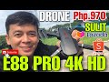 E88 DRONE 4K HD | PAANO GAMITIN | HOW TO USE | MAGKANO ? SULIT BA ?