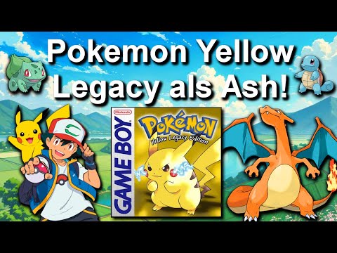 Kann man Pokemon YELLOW LEGACY als ASH KETCHUM durchspielen? (Hard Mode + Superboss)