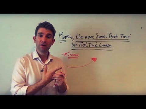 Transitioning from Part-Time Trader to Full-Time 👍 Video