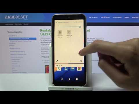 Cómo activar el tema oscuro en ULEFONE Note 8P - poner ULEFONE en negro