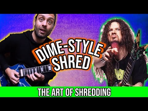 SHRED LIKE DIME ⚡ Dimebag Style Descending Lick 🔥 'Mini Licks Series' #23 by ATTILA VOROS