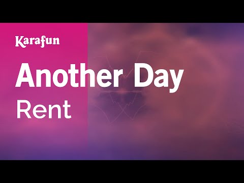 Another Day - Rent (film) | Karaoke Version | KaraFun