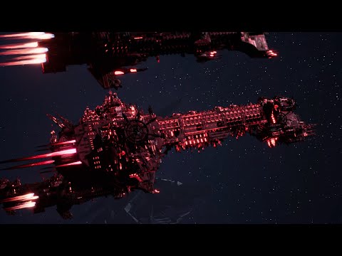 Skalgrim Mod 2021: Balestar - Word Bearers vs Imperial Navy - Battlefleet Gothic Armada 2