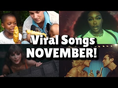 Top 40 Songs that are buzzing right now on social media! -NOVEMBER 2022!