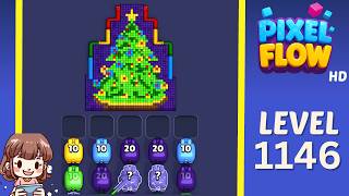 Pixel Flow Level 1146 Solution Walkthrough