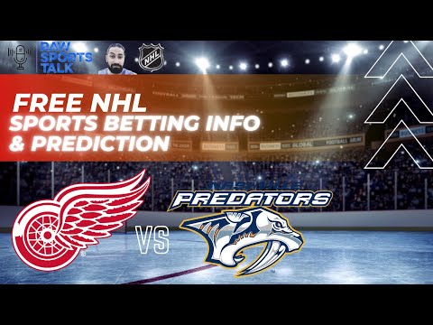 Detroit Red Wings VS Nashville Predators 11/23/22 FREE NHL Sports Betting Info & My Pick/Prediction