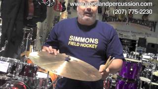 Video thumbnail for Sabian Paragon DiamondBack China 20 by Portland Percussion