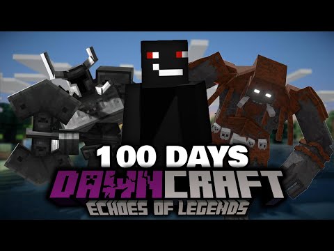 I Survived 100 Days in DawnCraft!