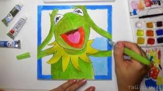 Muppets most wanted - Drawing Kermit the frog