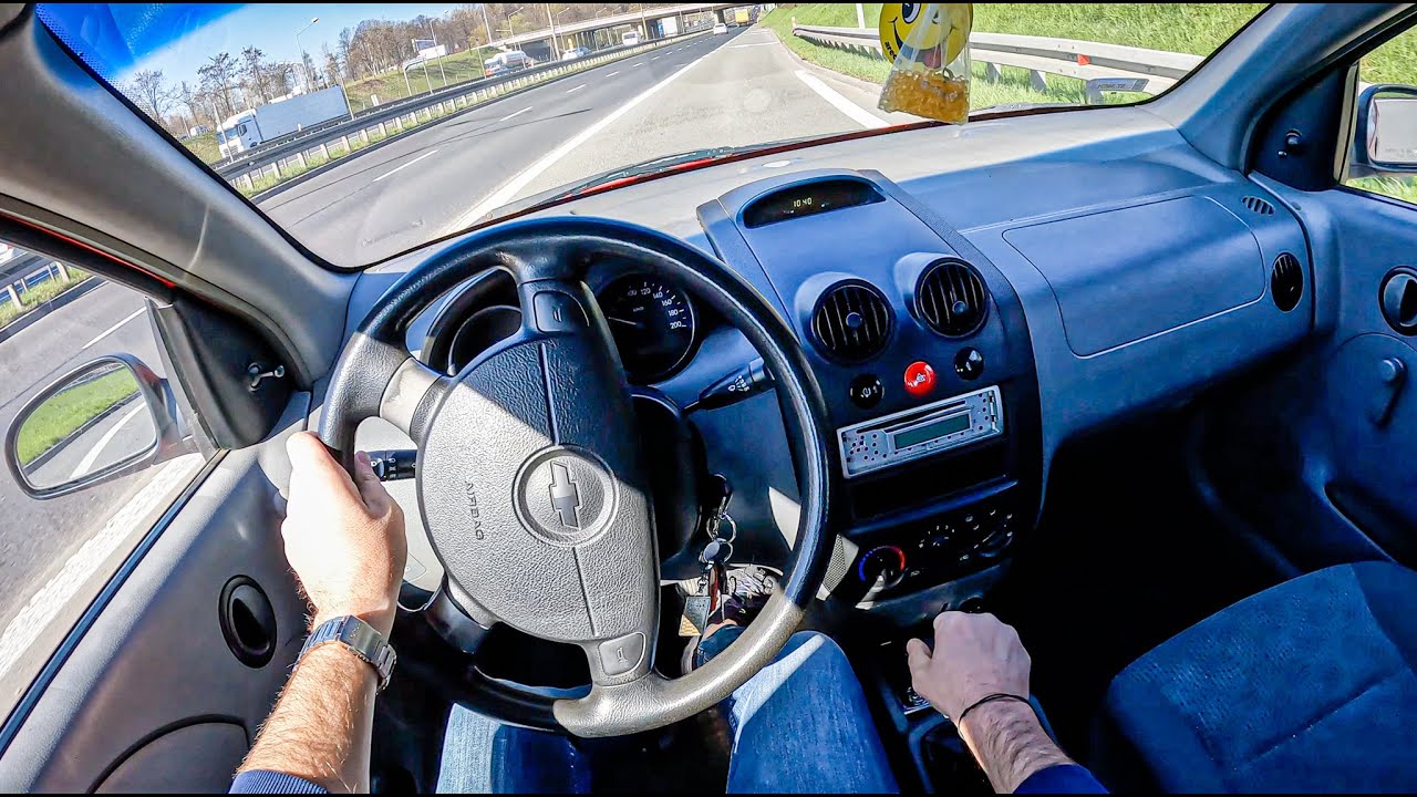 2004 Chevrolet Aveo (Kalos) [1.2 I 72HP] | POV Test Drive ...