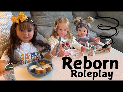 Reborn Dolls Afternoon Routine 🍽️ What my Dolls Eat  #reborns #roleplay #afternoon