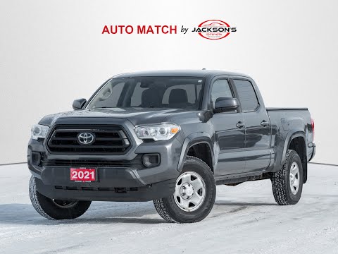 2021 Toyota Tacoma 4x4 Double Cab Auto in Gray for sale at Jackson's Toyota in Barrie, ON