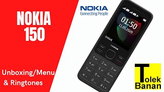 NOKIA 150 Dual Sim (2020) - Prezentacja - Unboxing / Menu & Ringtones