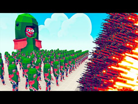 100x PICKLE RICK vs EVERY GOD - Totally Accurate Battle Simulator TABS