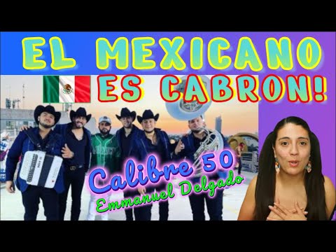 COLOMBIANA REACCIONA A CALIBRE 50 EL MEXICANO ES CABRON Lyric Video ft  Emmanuel Delgado.