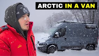 Extreme winter van life begins