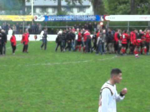 Einde wedstrijd OlympiaA1-JodanboysA1