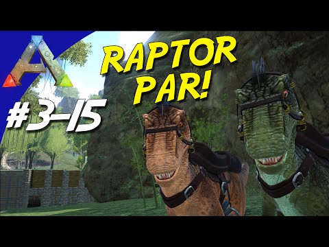 ARK Survival Evolved Dansk Sæson 3 - Ep 15 - RAPTOR PAR! (The Center Map)
