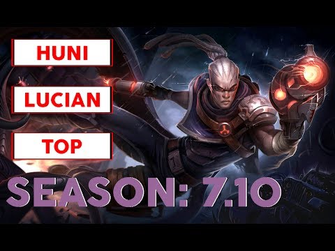 SKT T1 Huni Lucian Top vs Kennen Challenger Korean Pro Replay