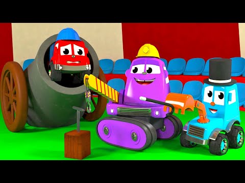 FRIENDS ON WHEELS EP 54 - CONSTRUCTION VEHICLES AT THE CIRCUS