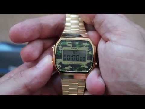 CASIO Camouflage A168WEGC-3EF