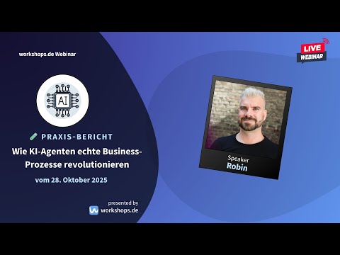 Webinar: Schluss mit ChatGPT-Spielerei – KI-Agenten revolutionieren Business-Prozesse