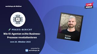 Webinar: Schluss mit ChatGPT-Spielerei – KI-Agenten revolutionieren Business-Prozesse