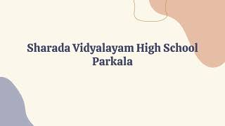 Sharada Vidyalayam SSC Results