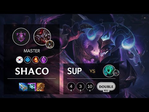 Shaco Support vs Thresh - KR Master Patch 10.16