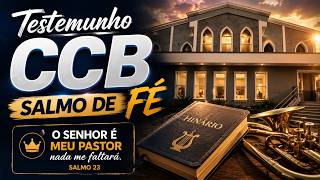 Testemunho CCB contado no SANTO CULTO - Áudio Excelente #ccb