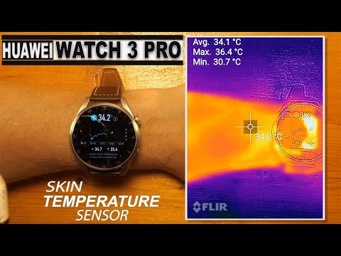 Huawei Watch 3 Pro with Skin Temperature  measuring function
