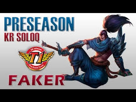 SKT T1 Faker Yasuo vs Azir MID - Challenger LOL Korea Solo Q
