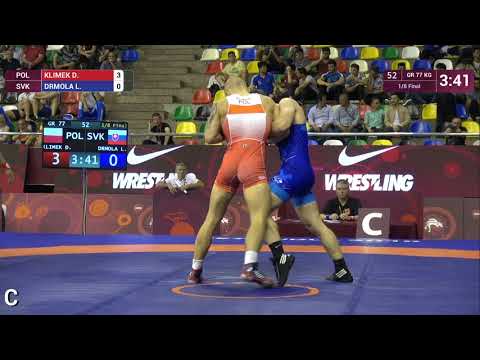 1/8 GR - 55 kg: D. KLIMEK (POL) v. L. DRMOLA (SVK)