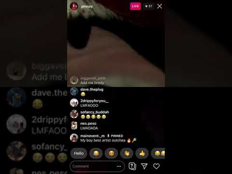 PnvJay Getts Fessed Up By Hater On His Own Live On InstaGram