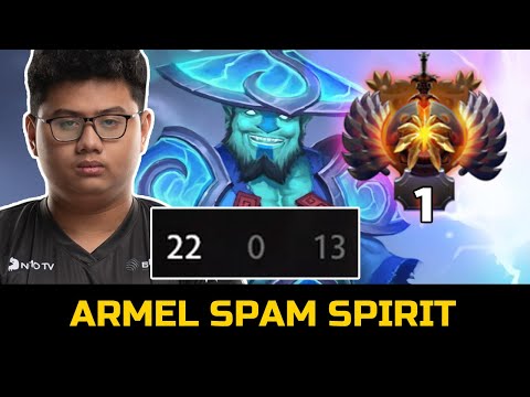 ARMEL SPAMMING STORM SPIRIT MID - PERFECT GAME VS TOP 1 MMR 23SAVAGE