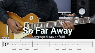 Download lagu So Far Away - Avenged Sevenfold - Guitar Instrumental Cover Tab mp3 Download lagu So Far Away - Avenged Sevenfold - Guitar Instrumental Cover Tab mp3