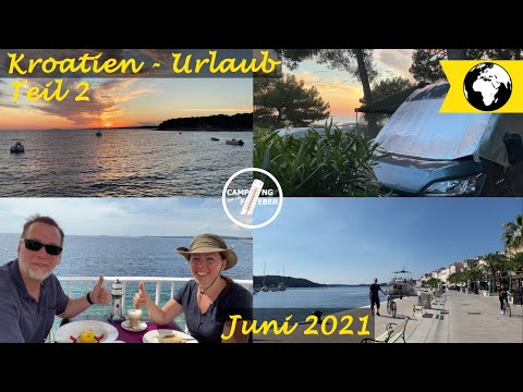 Kroatien 🇭🇷 Urlaub Juni 2021 | Teil 2 - mit dem Rad an der Küste entlang